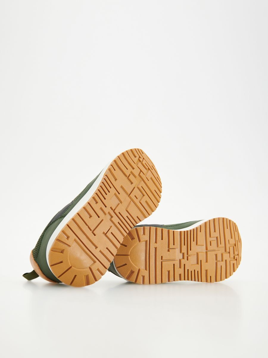 Sneakers with mesh - green - RESERVED - 5