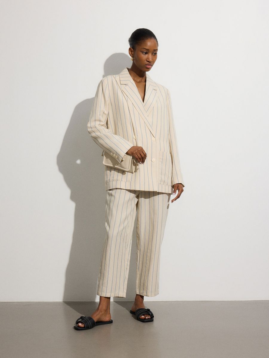 Lüotselli- ja linnasegust oversized-lõikega pintsak - mitmevärviline - RESERVED - 3