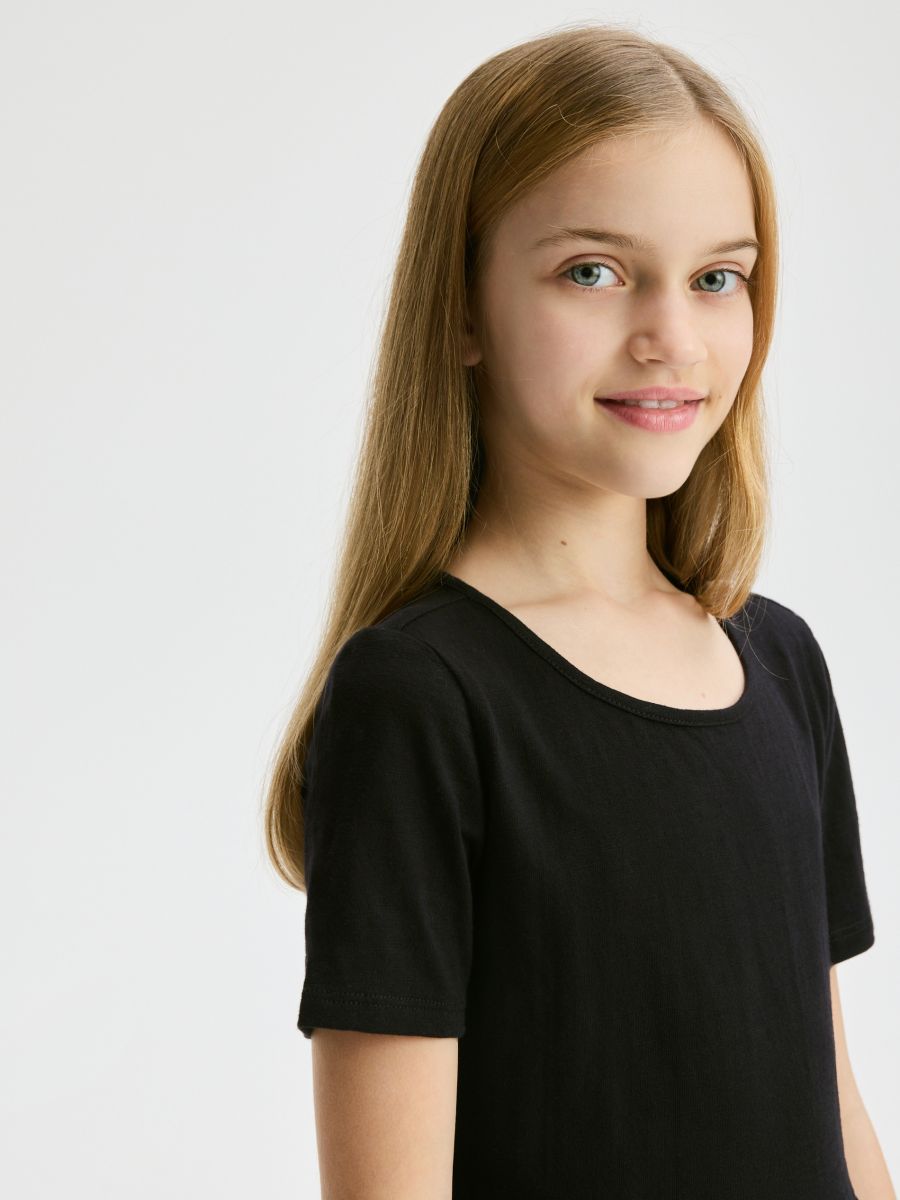 Dress with muslin bottom - black - RESERVED - 5