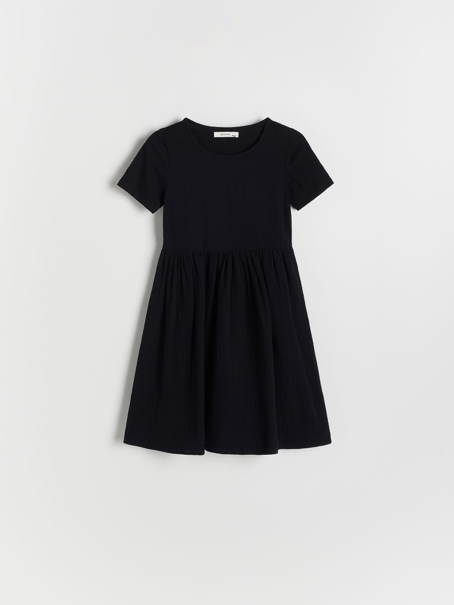 Dress with muslin bottom - black - RESERVED - 3