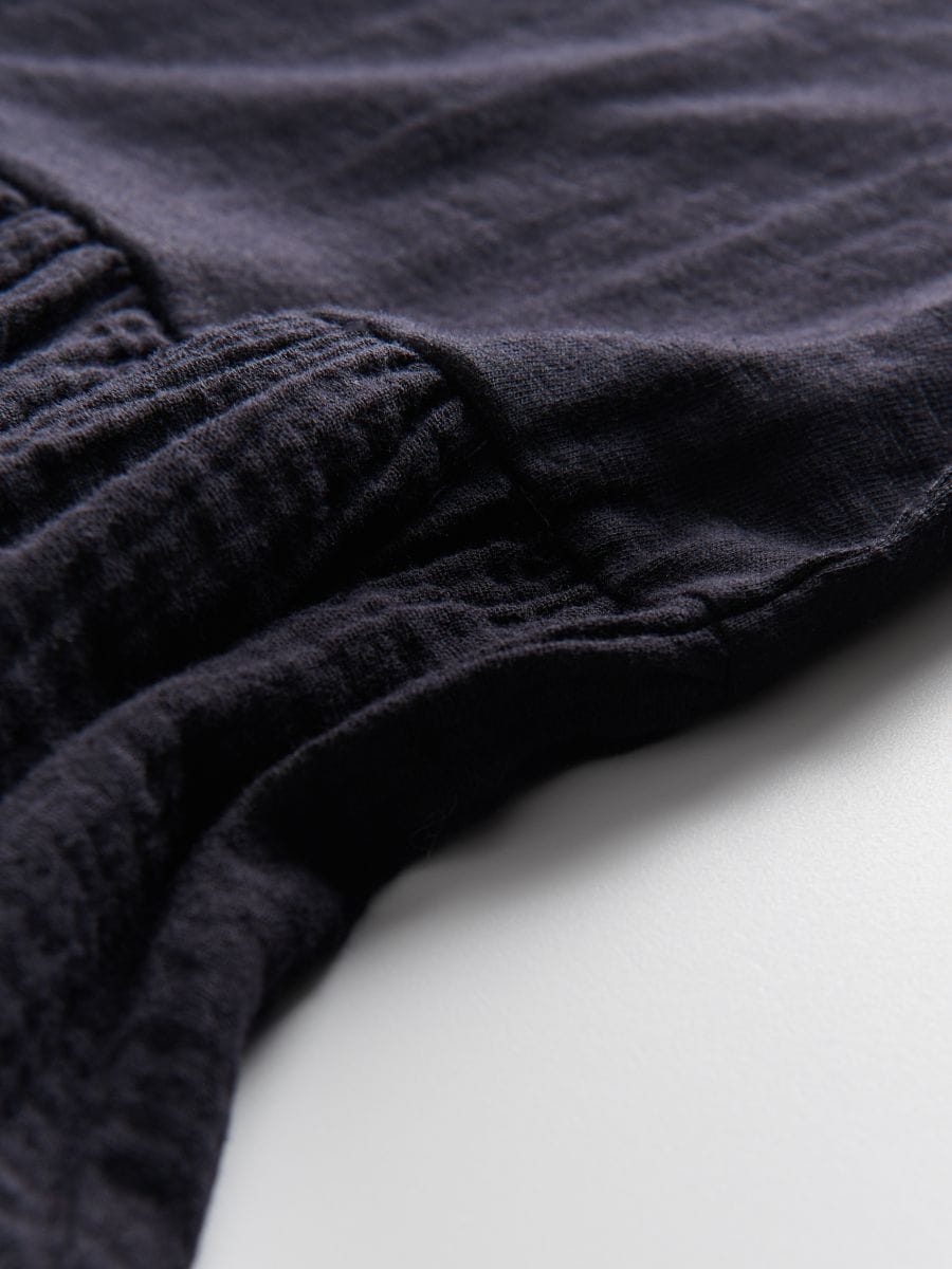 Dress with muslin bottom - black - RESERVED - 4