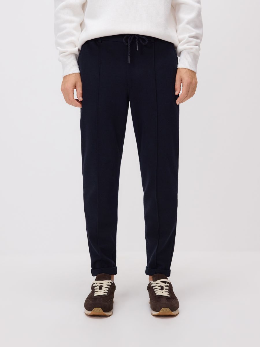 Pantaloni chino slim - bleumarin - RESERVED