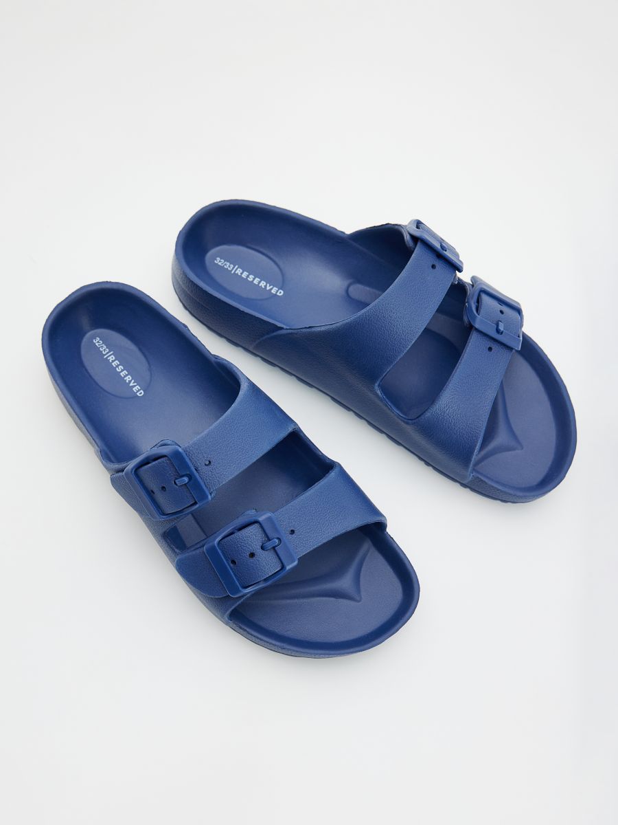 Lightweight strap sandals - steel blue - RESERVED - 2