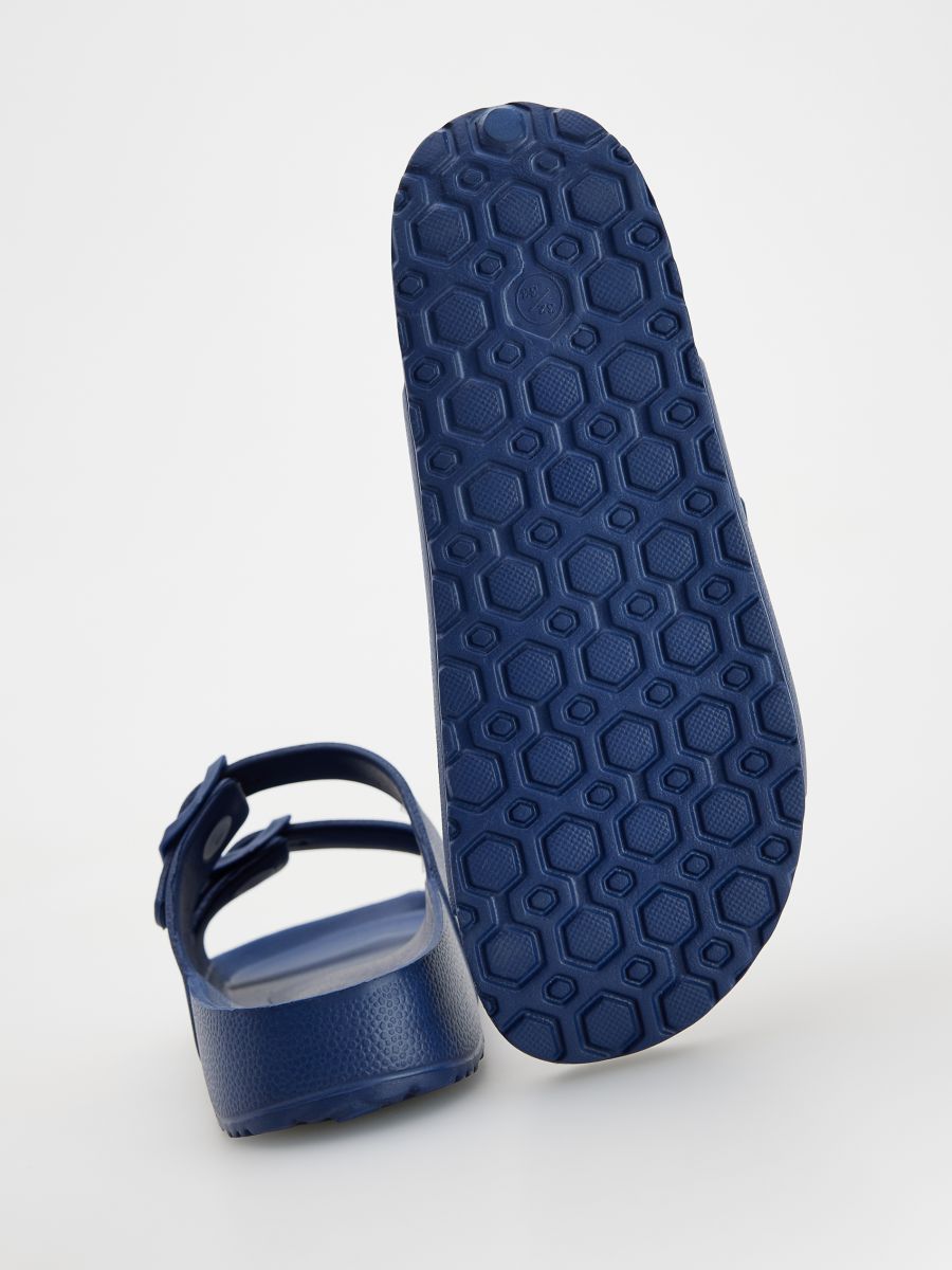 Lightweight strap sandals - steel blue - RESERVED - 4