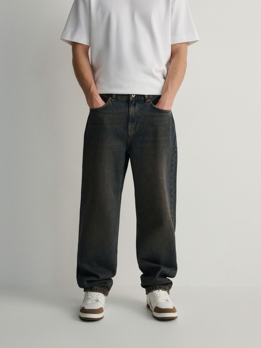 Straight-lõikega teksapüksid - indigo jeans - RESERVED