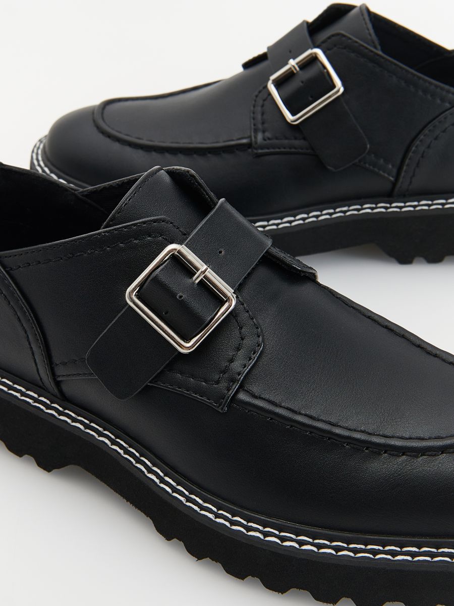 mereyページ Loafersy z klamrą Kolor czarny - RESERVED - 573GG-99X