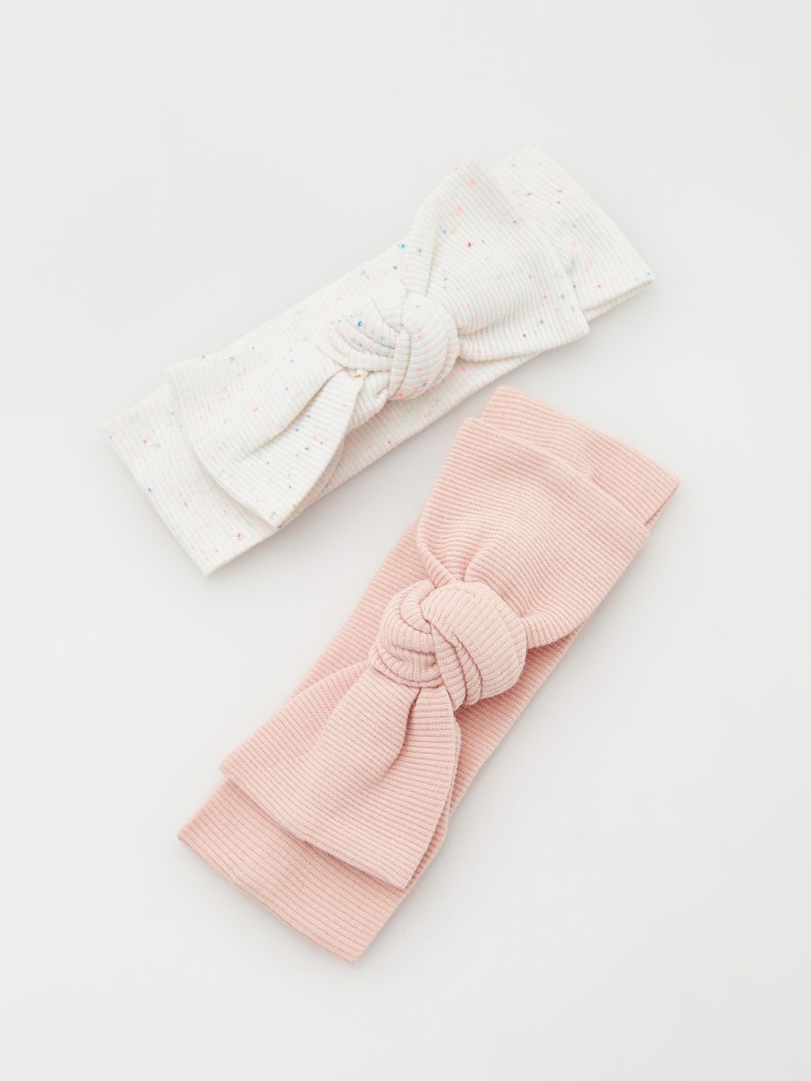 Headbands with bow 2 pack - cream - RESERVED - 2