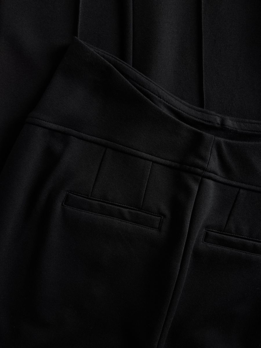 Hose aus Viskosemischung - schwarz - RESERVED - 2