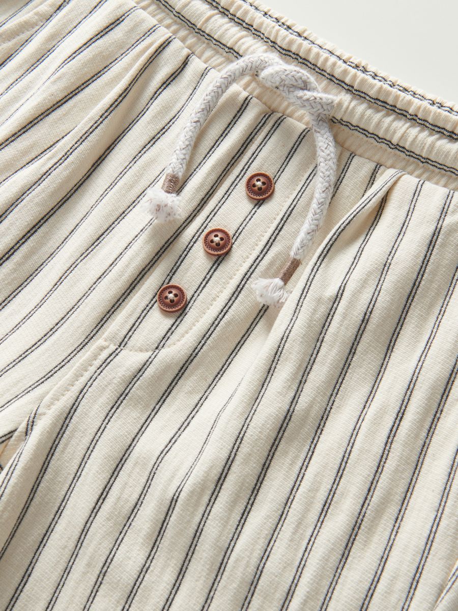 Stripe shorts - cream - RESERVED - 4