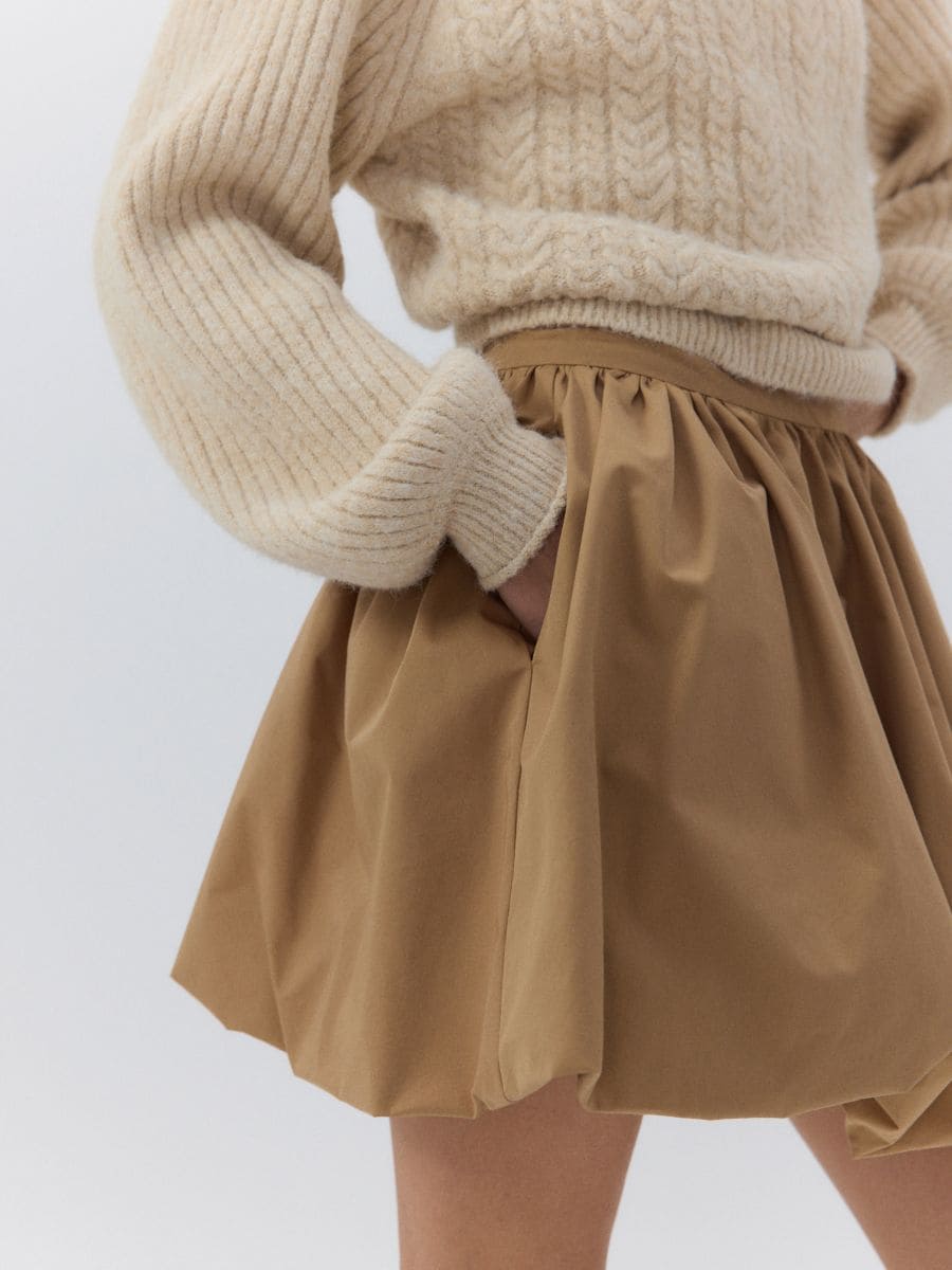 Bubble skirt - beige - RESERVED - 2