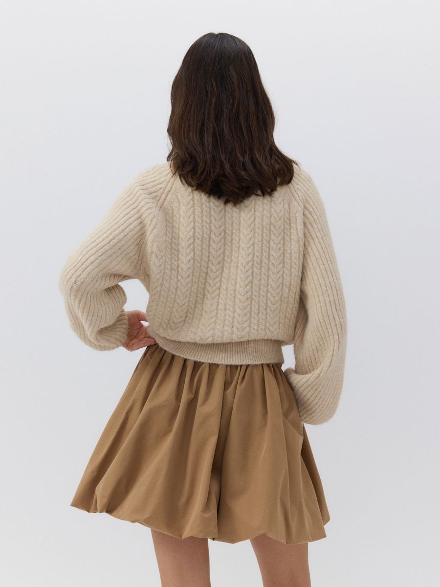 Bubble skirt - beige - RESERVED - 3