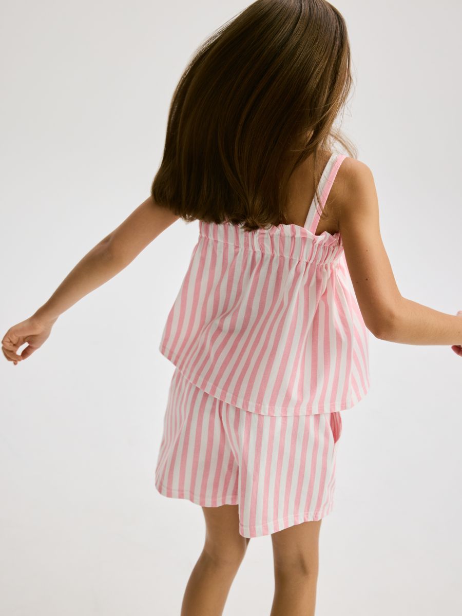 Stripe shorts - pastel pink - RESERVED - 5