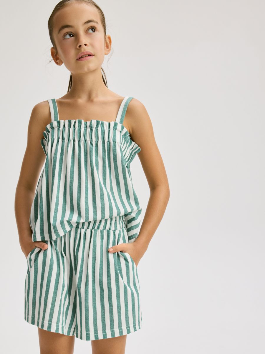 Stripe shorts - multicolor - RESERVED - 4