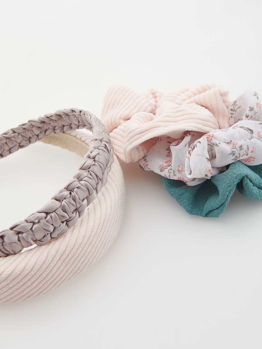 Headbands and scrunchies set - multicolor - RESERVED - 2
