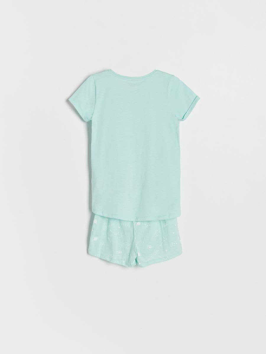 Printed pyjamas - pale turquoise - RESERVED - 3