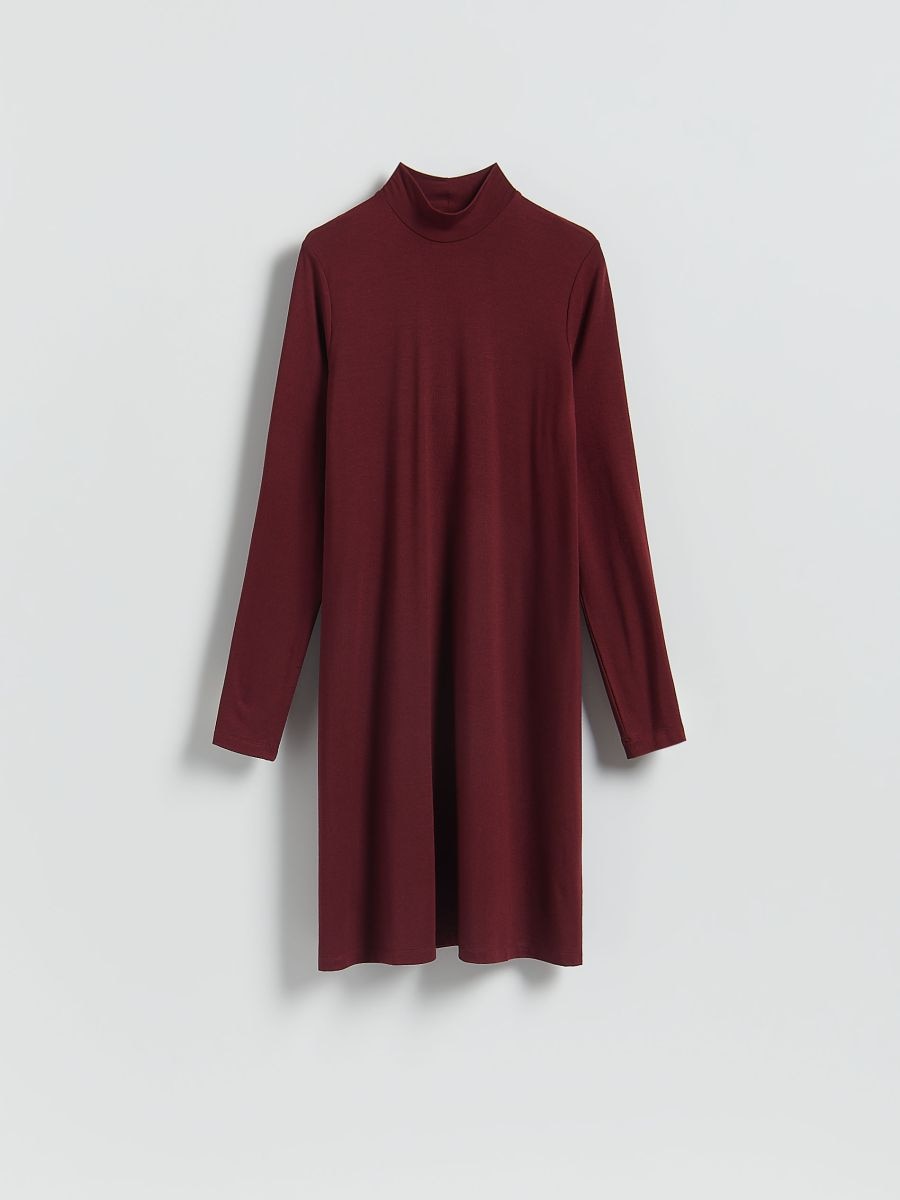 Modal rich dress - maroon - RESERVED