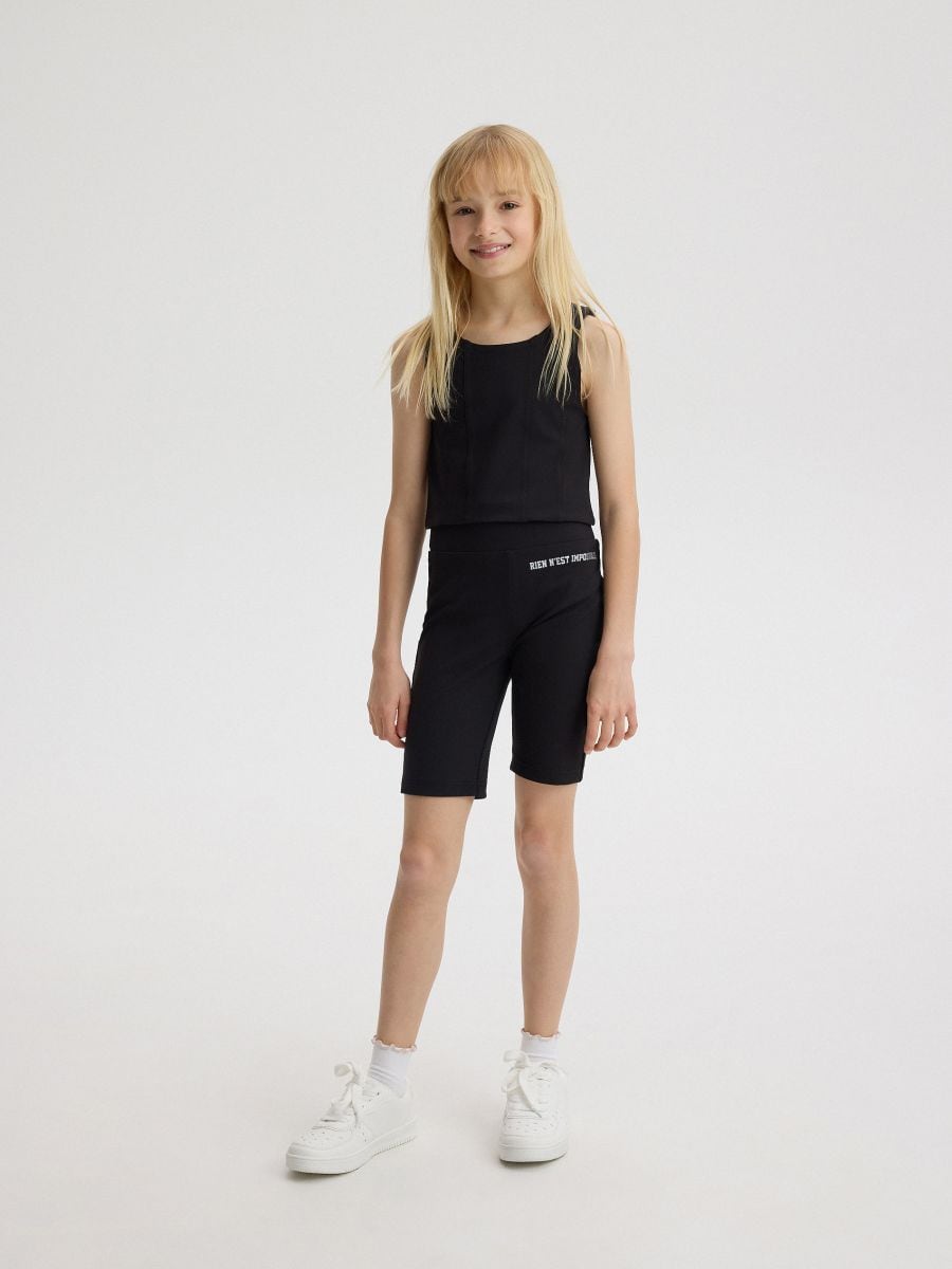 Top with stitching - black - RESERVED - 3