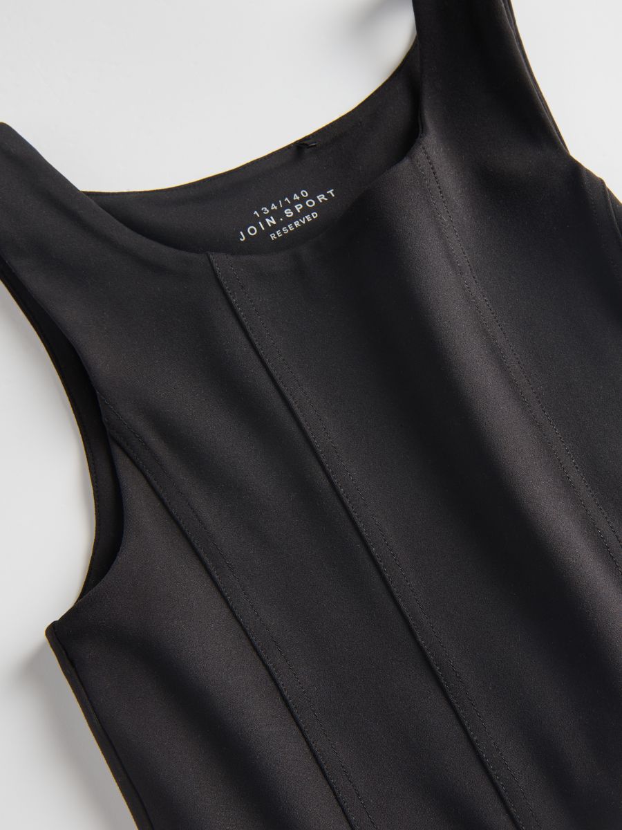Top with stitching - black - RESERVED - 4