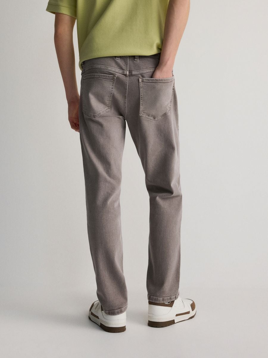 Regular jeans - beige - RESERVED - 7