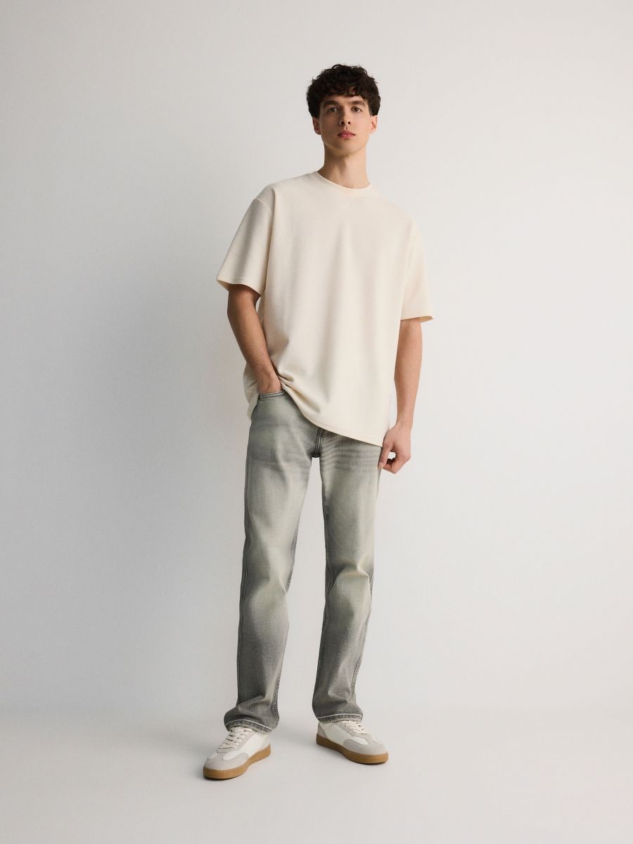 MEN`S JEANS TROUSERS - gris clair - RESERVED