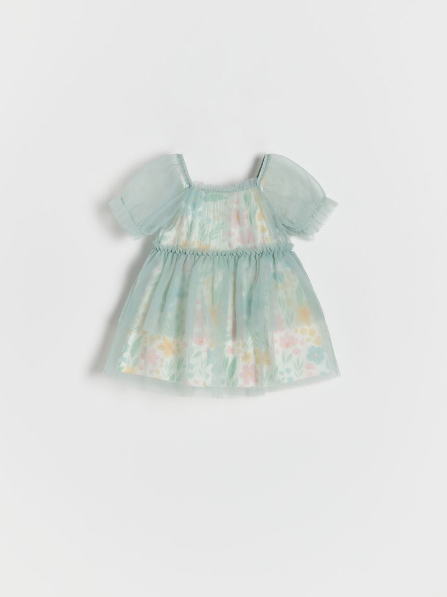 Two-layered dress - light green - RESERVED