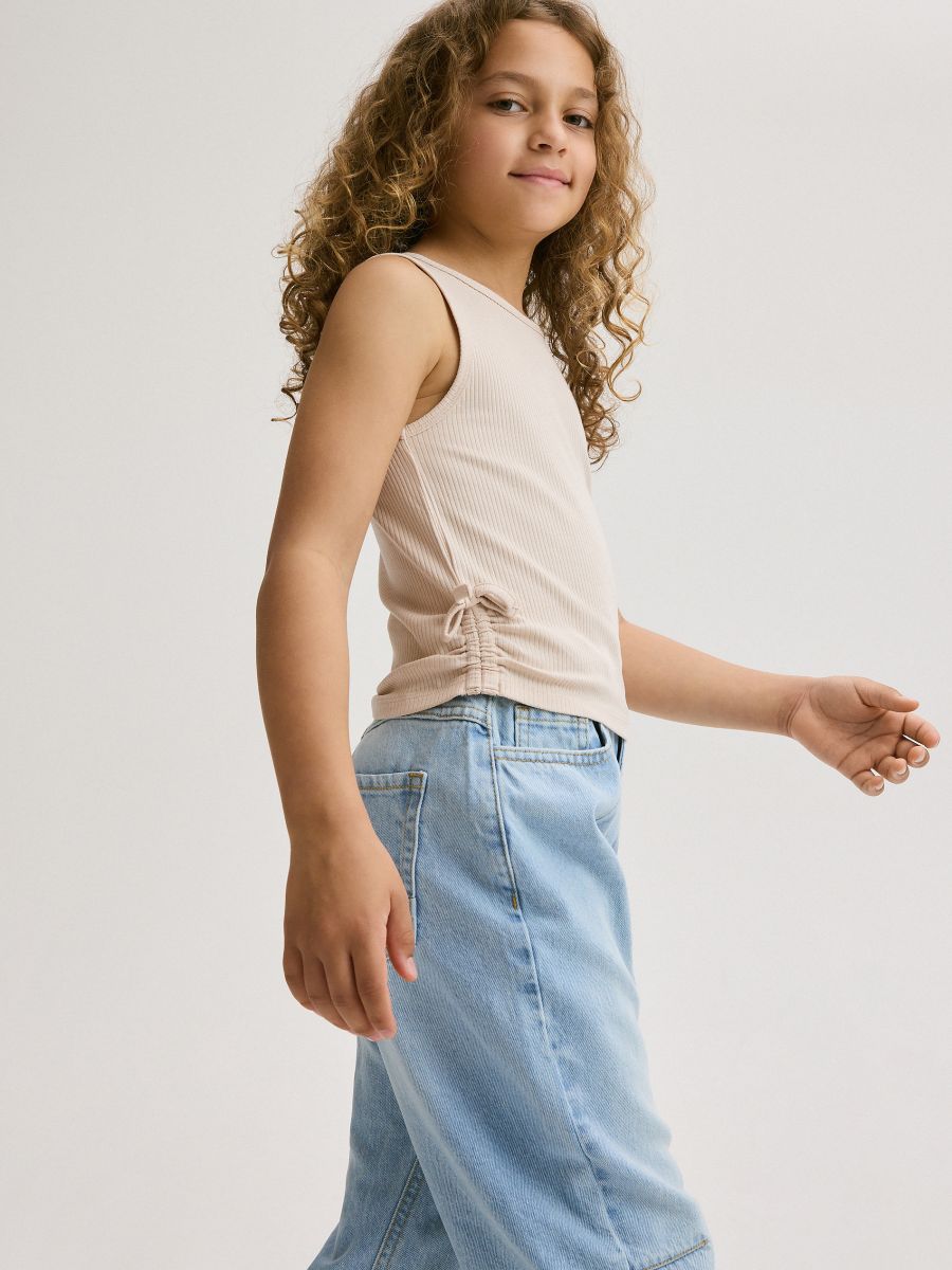 Tied top - beige - RESERVED - 2
