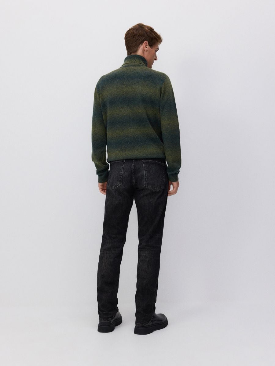 Regular jeans with wash effect - grey - RESERVED - 3