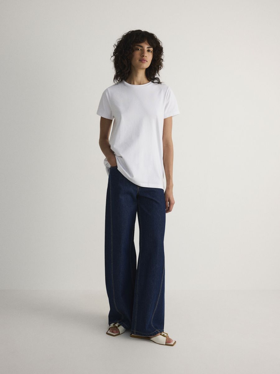 T-särk regular fit - valge - RESERVED - 3