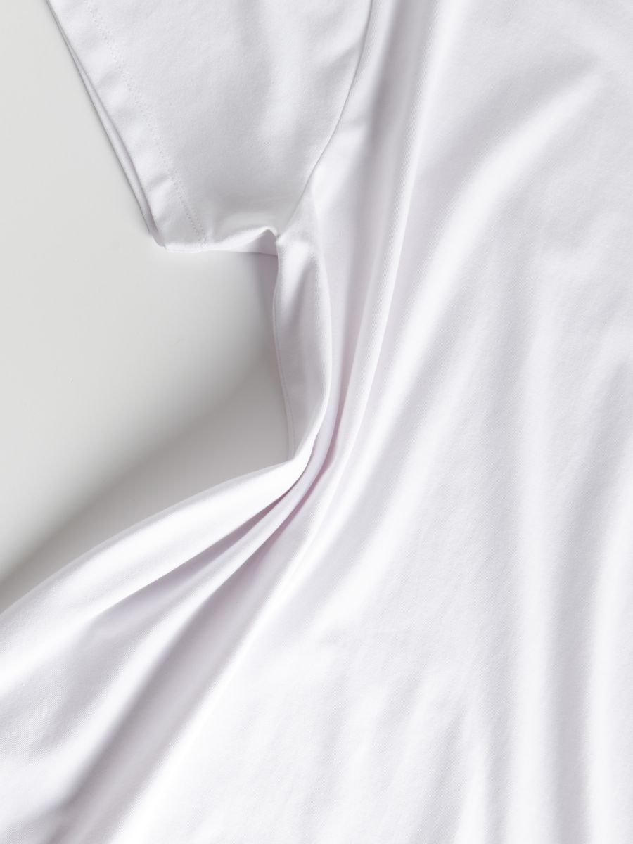 T-särk regular fit - valge - RESERVED - 5