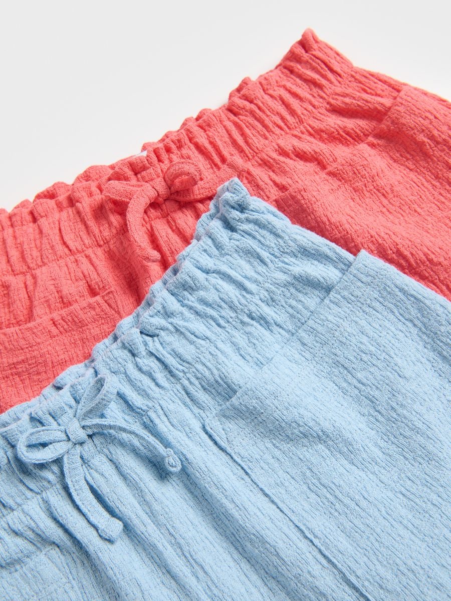 Structural fabric trousers with pockets - pale blue - RESERVED - 5