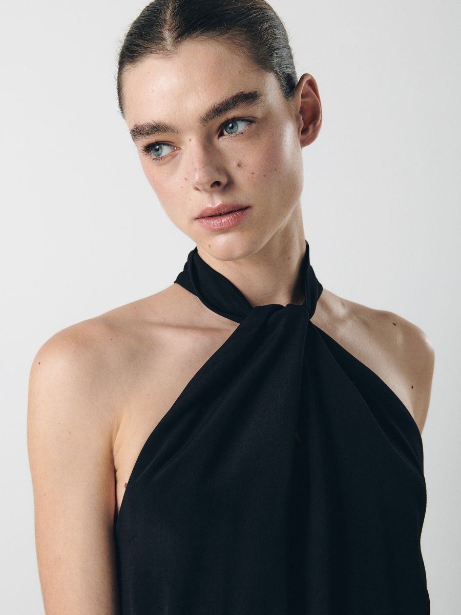 Satin jumpsuit - black - RESERVED - 3