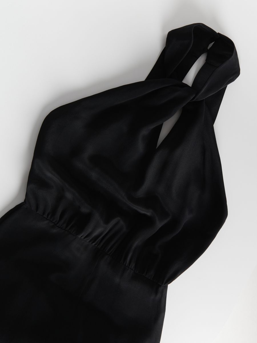 Satin jumpsuit - black - RESERVED - 6