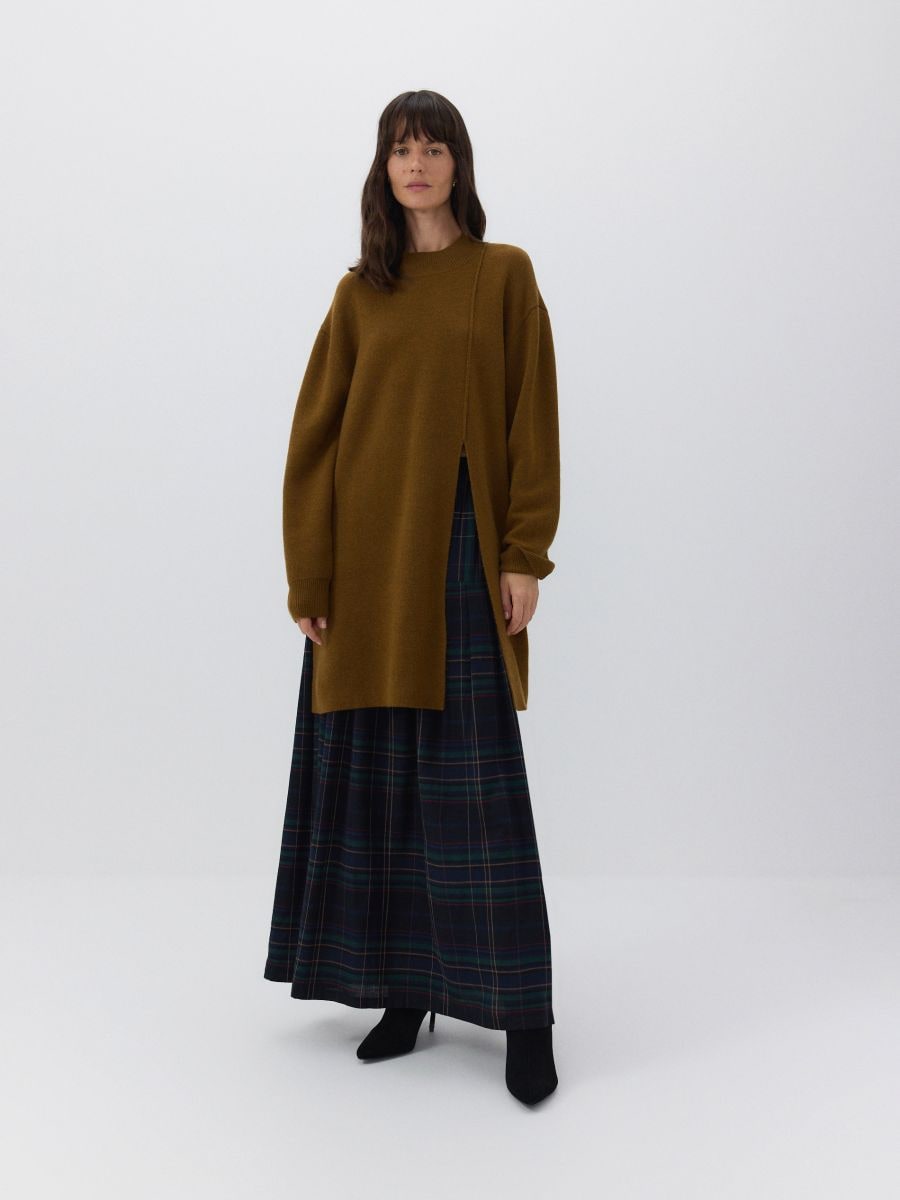 Pullover mit dekorativem Bindedetail - goldbraun - RESERVED - 2