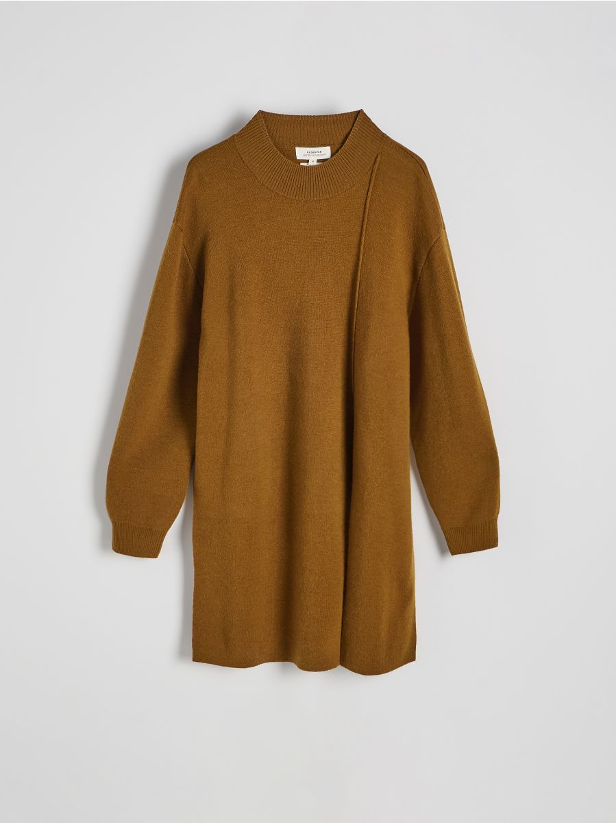 Pullover mit dekorativem Bindedetail - goldbraun - RESERVED - 5