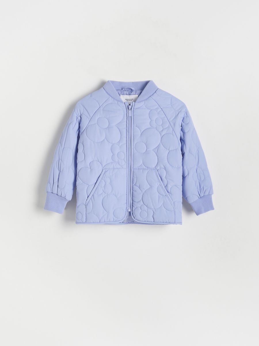 Jacket with decorative quilting - hyacinth - RESERVED - 2