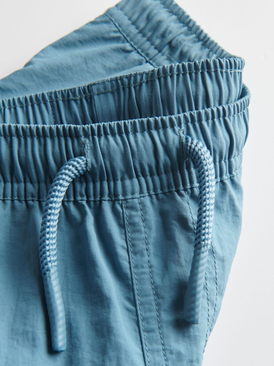 Swim shorts with slogan - teal green - RESERVED - 4