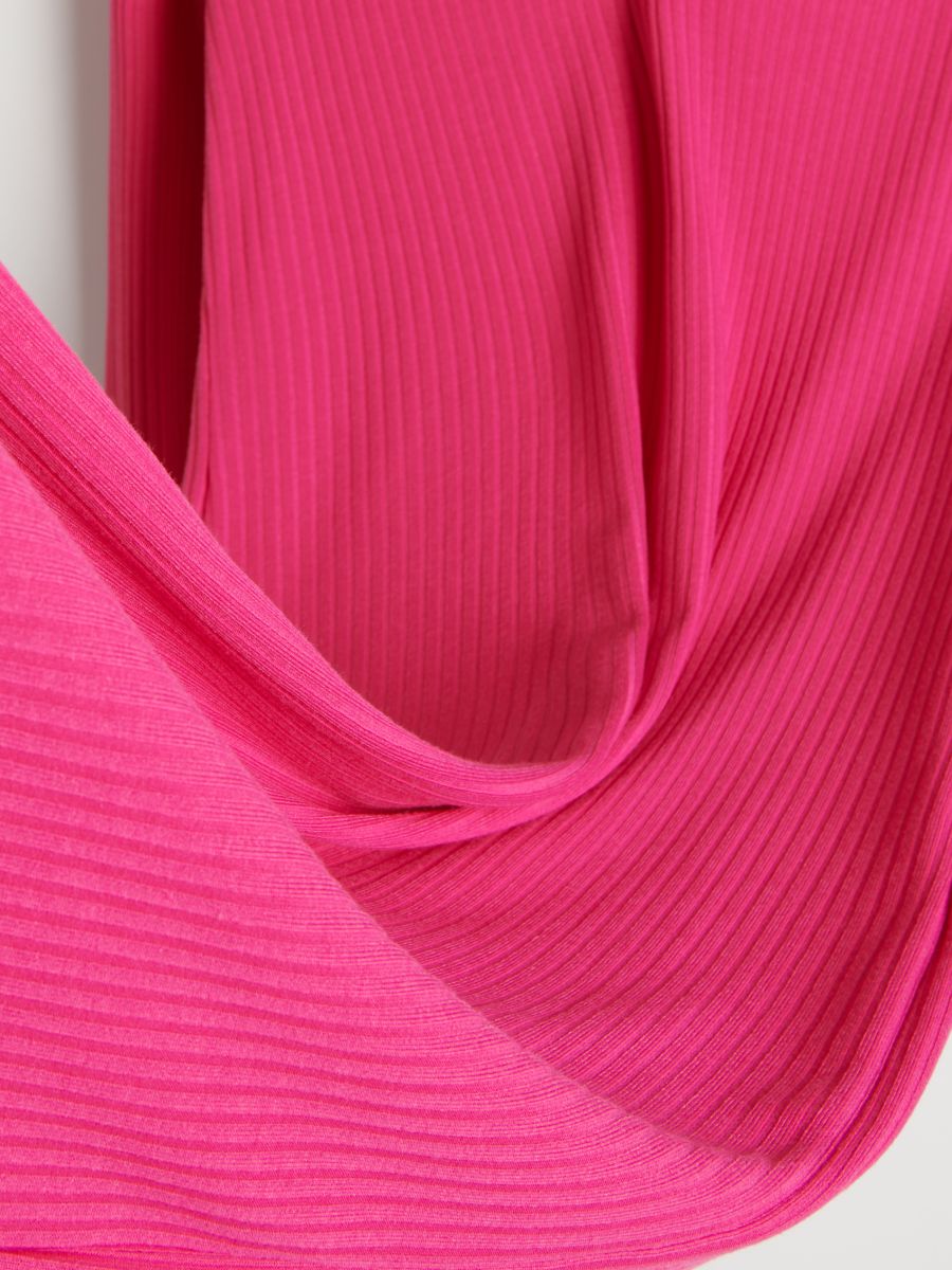 Strickkleid mit Gestreifter Struktur - fuchsie - RESERVED - 6