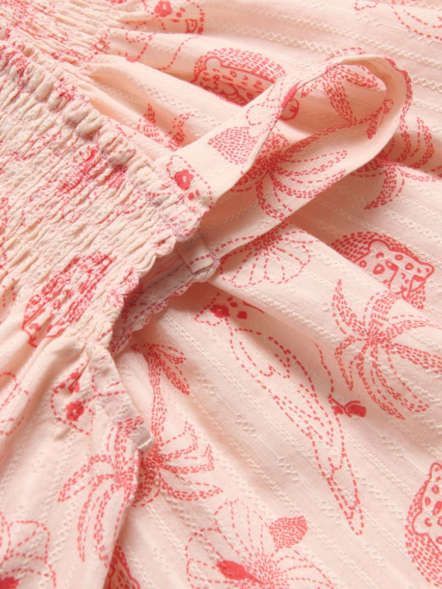 Patterned blouse - nude - RESERVED - 2