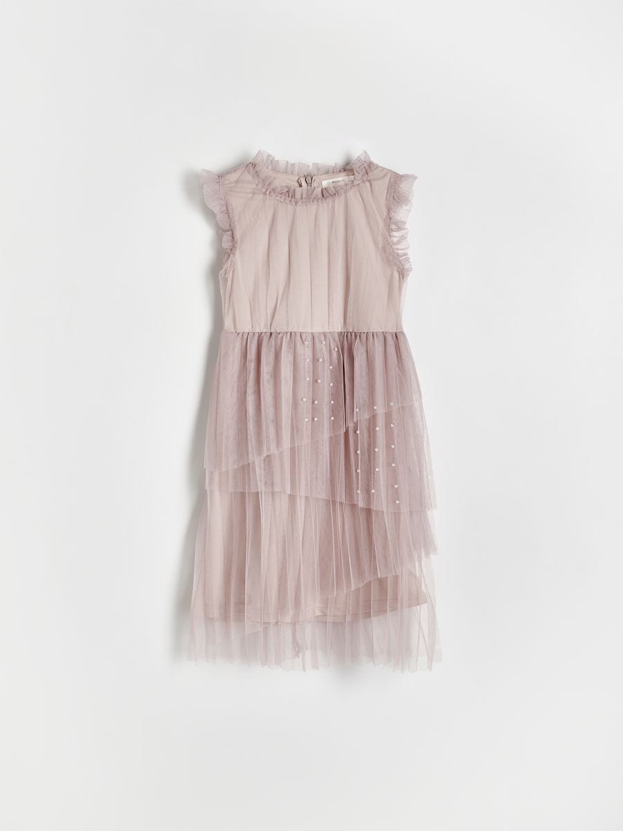 Tüllkleid - staubrosa - RESERVED - 4