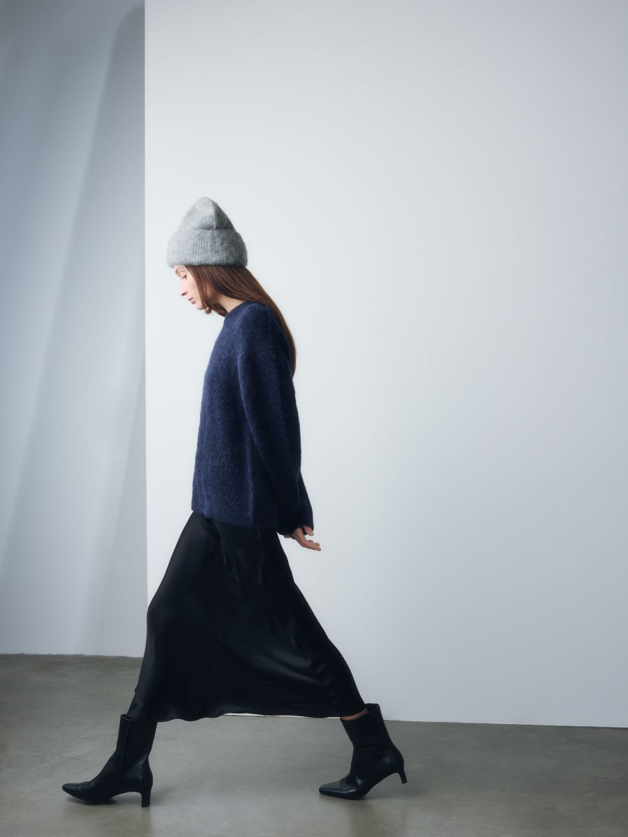 Wool cap - mid grey - RESERVED - 3