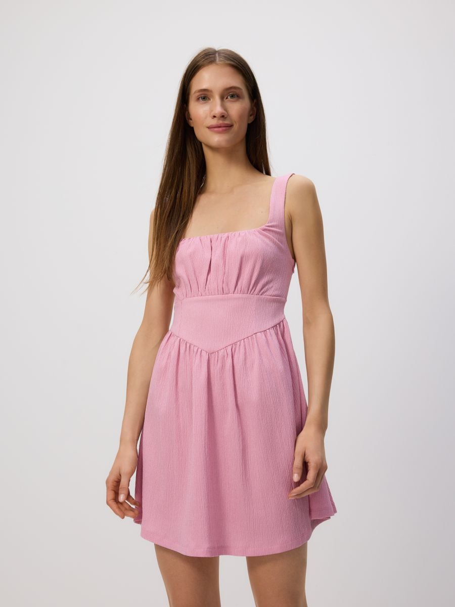 LADIES` DRESS - розева - RESERVED