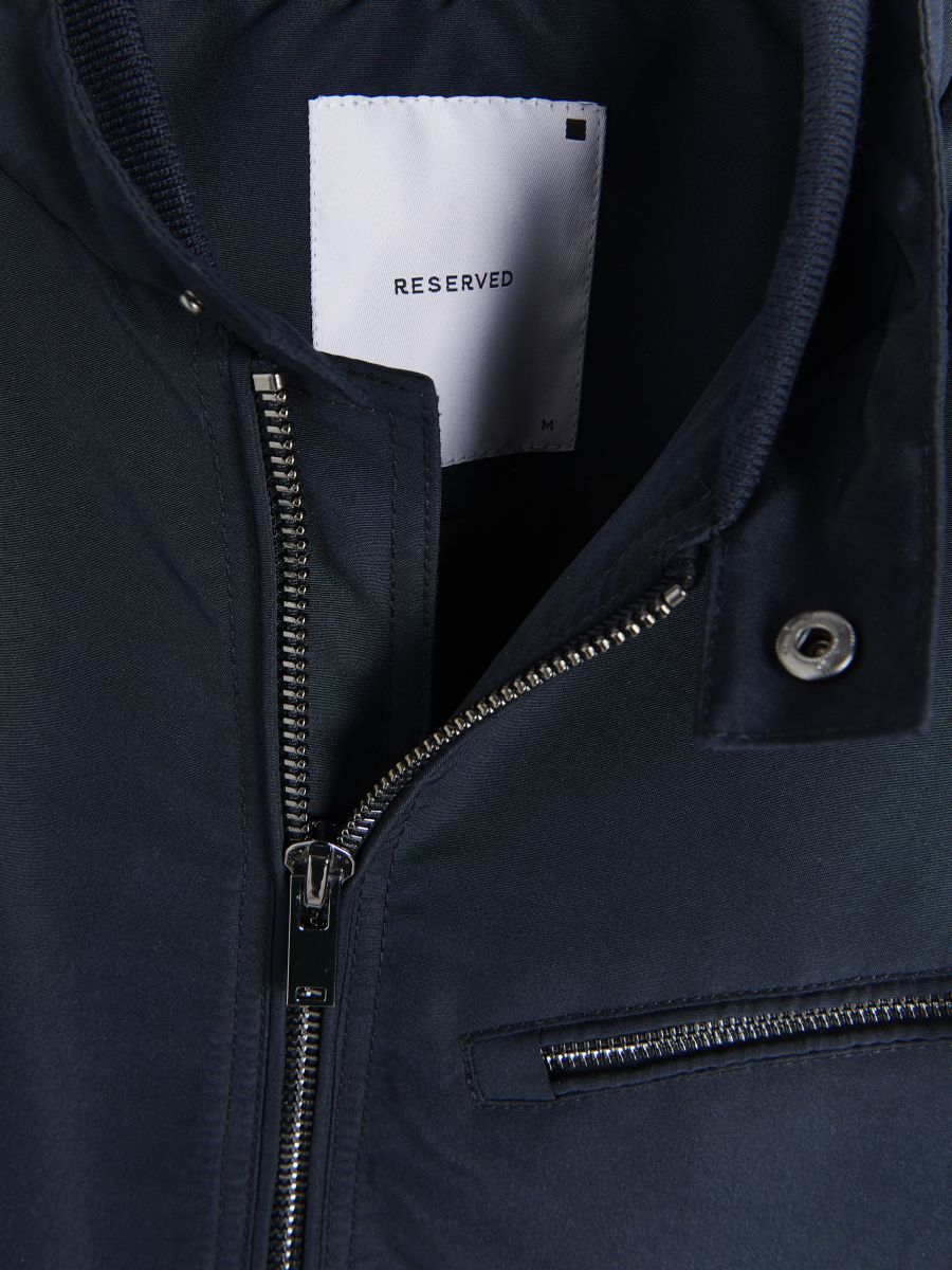 Principles navy biker jacket best sale