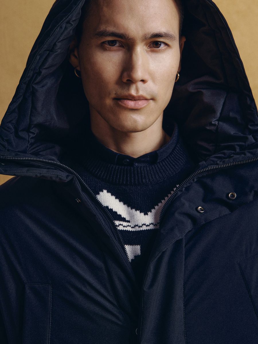 Coat with large hood - black - RESERVED - 8