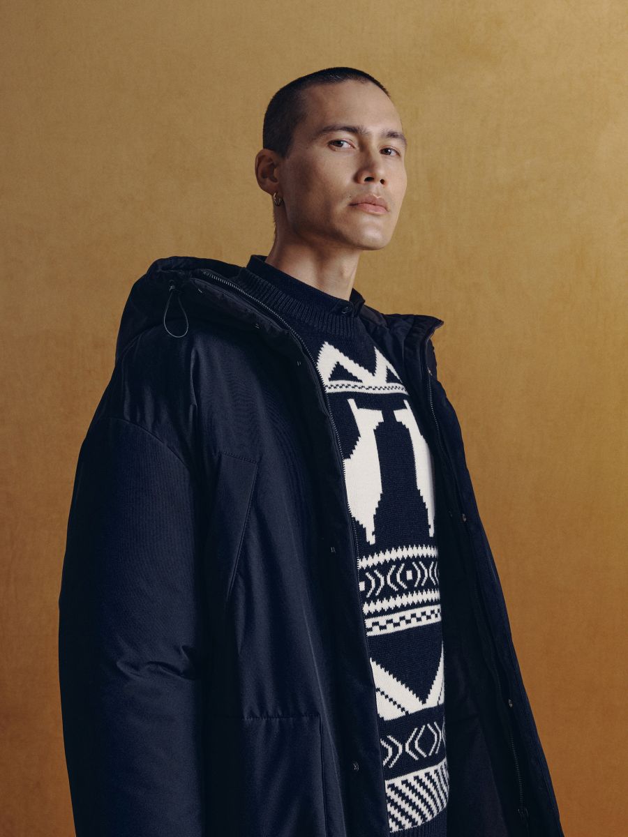 Coat with large hood - black - RESERVED - 3