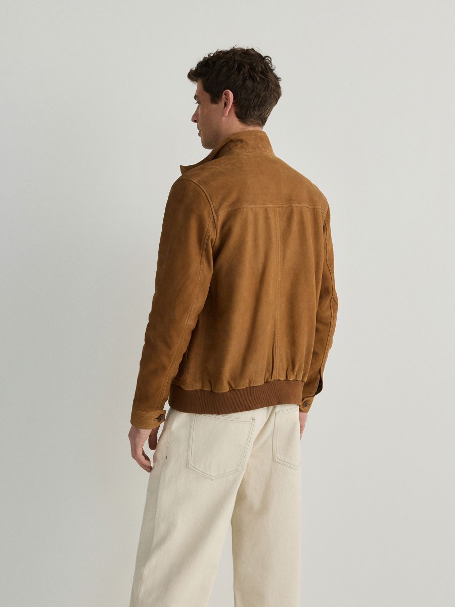Suedette jacket - copper - RESERVED - 3