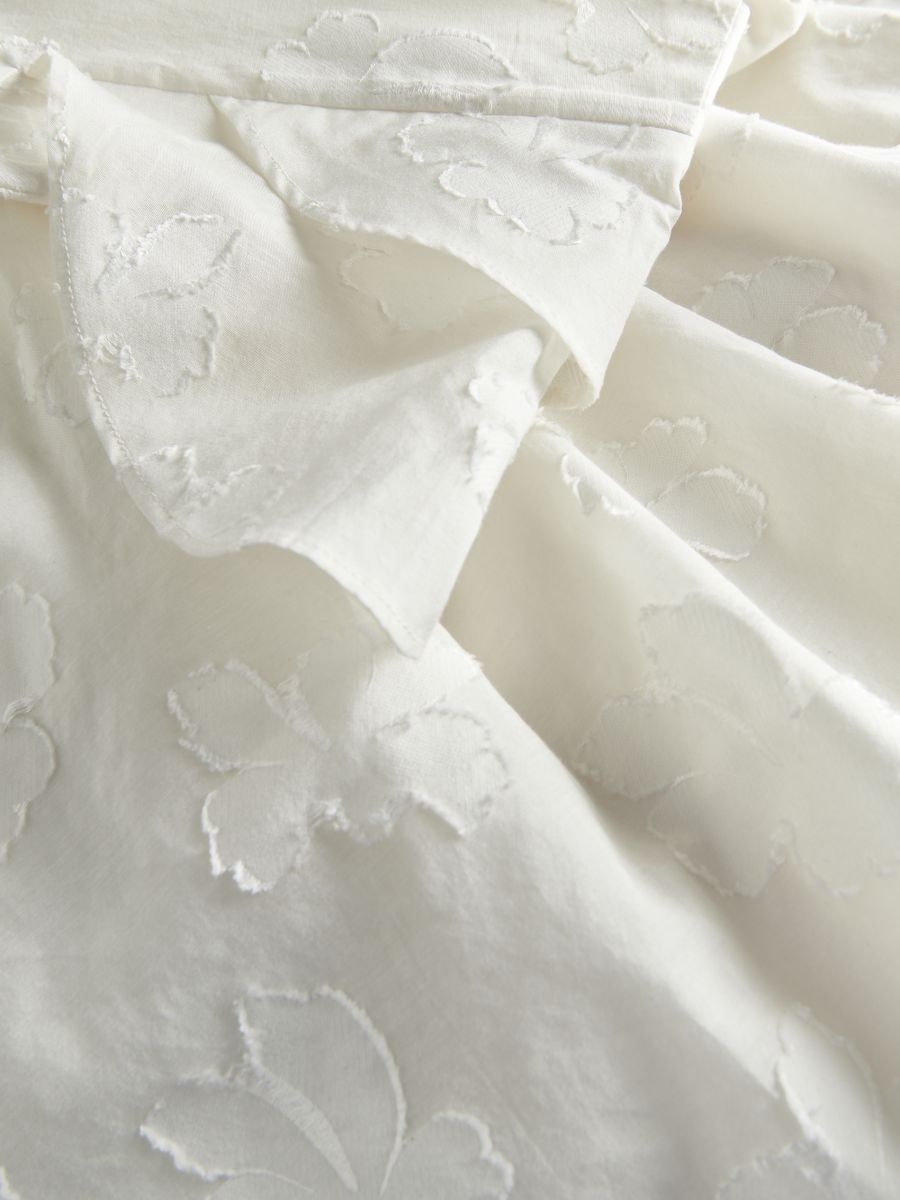 Geblümtes Kleid, weiß - creme - RESERVED - 7