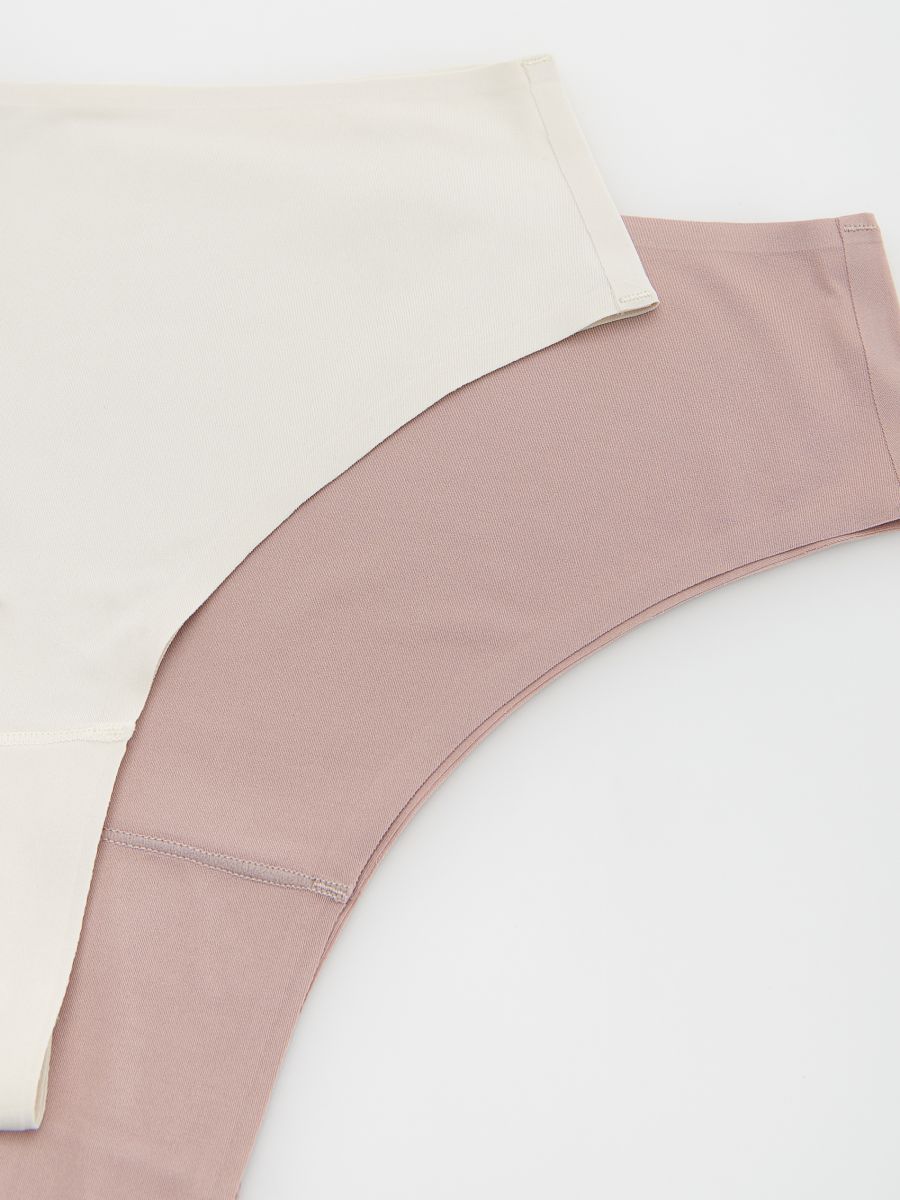Nahtlose Slips, 2er-Pack - beige - RESERVED - 3