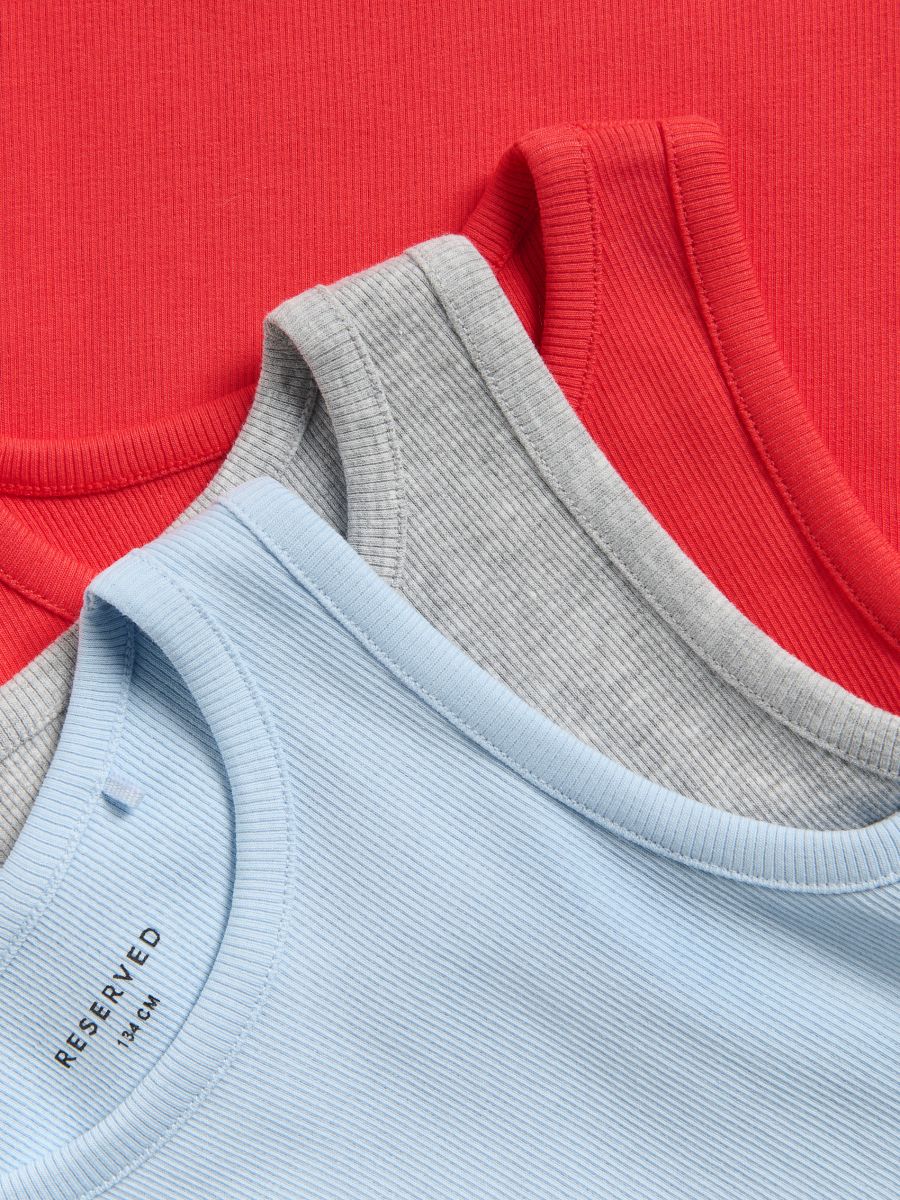 Rib knit top - pale blue - RESERVED - 5
