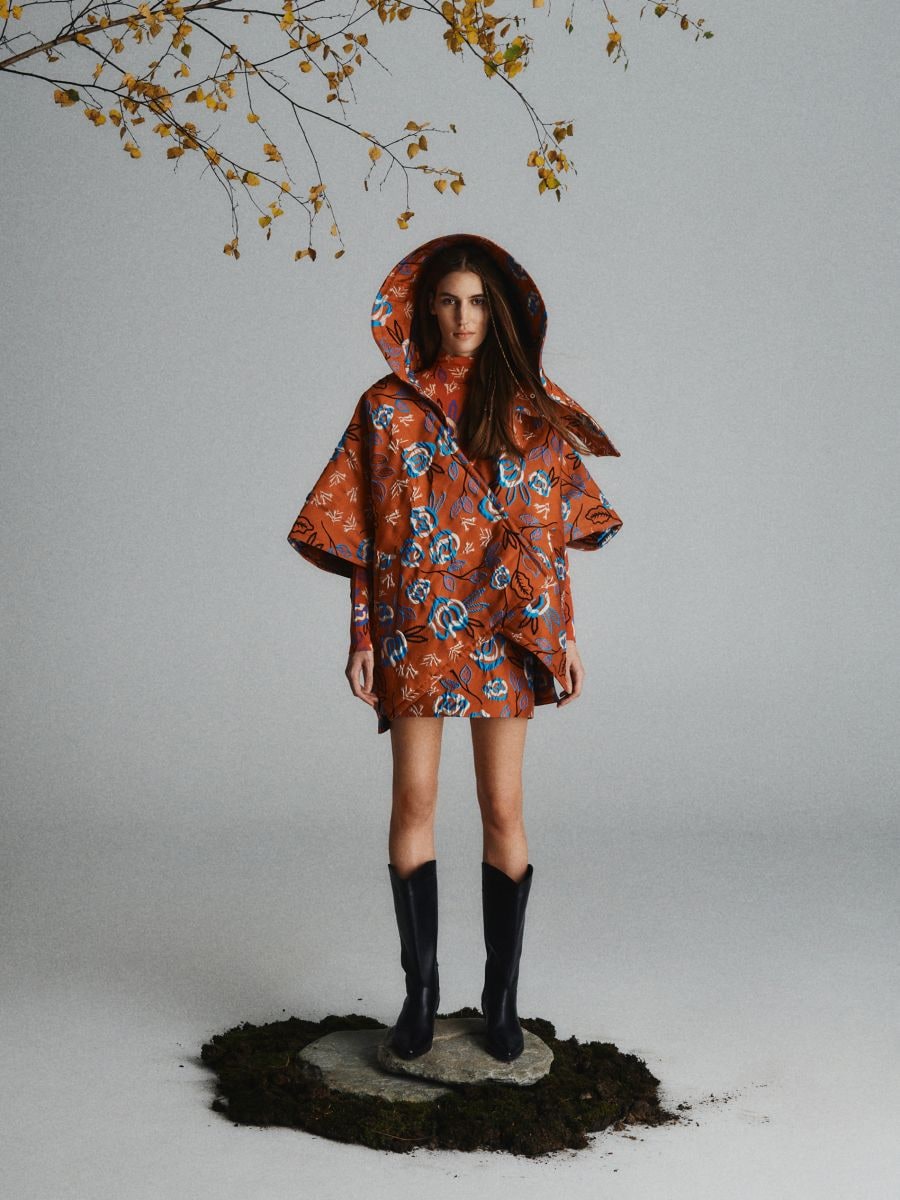 Original pattern cape - multicolor - RESERVED - 4