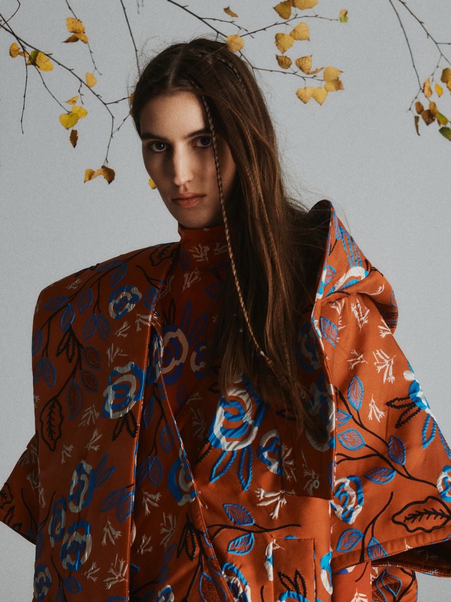 Original pattern cape - multicolor - RESERVED - 5